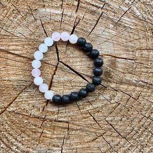 Rose Quartz Diffuser Bracelet